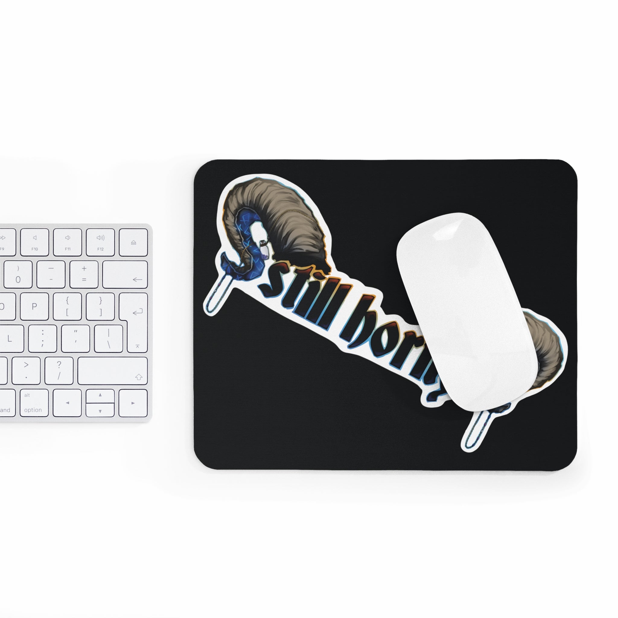 Still horny - Mousepad